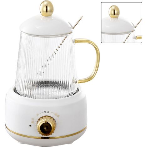 Bouilloire électrique portable 450 ml, tasse isotherme, mini mijoteuse, théière à fleurs, prise australienne 220 V (1/5)