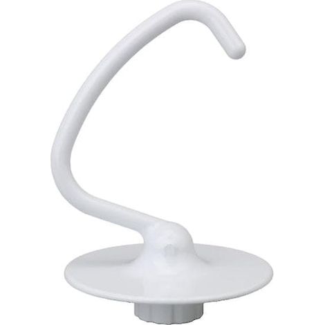 Gancio impastatore in acciaio inox compatibile con KitchenAid, pezzo di ricambio. (1/2)
