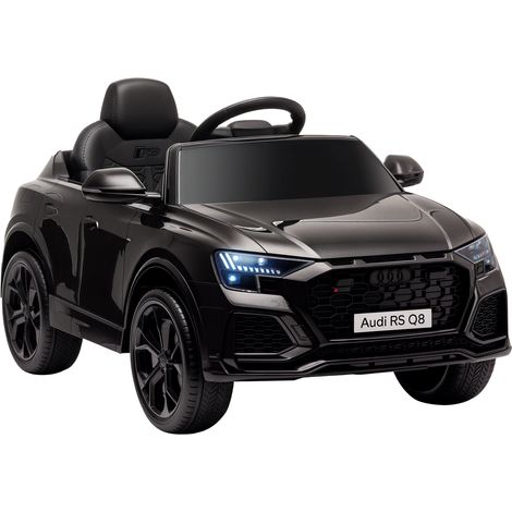 Licensed Audi RS Q8 Electric Ride On Car, with Remote Control, Black (1/5)
