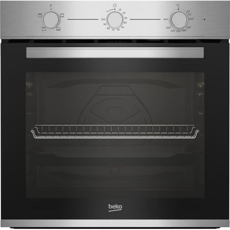 Four encastrable - Nettoyage vapeur - Convection naturelle - BEKO BBIC12100XD - Inox - 60x60cm (1/5)