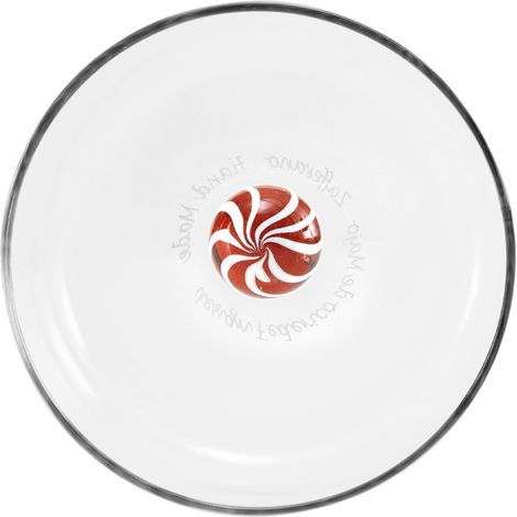 Bilia Lot de 4 Verres Tumbler Série Candy Color Ambre en Verre Borosilicaté Soufflé à la Main avec Sphère Décorative Interne Rayée Design Moderne