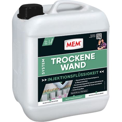 MEM System Trockene Wand Injektionsflüssigkeit, 10 Ltr (1/5)