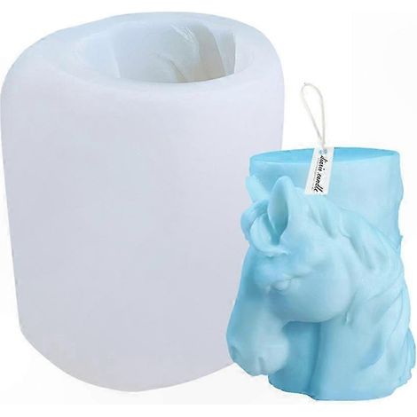3D-Silikonform für Seife, Kerzen, Schokolade, Fondant, Kuchen, Gebäck, kreatives Formwerkzeug, Modellierform, 2er-Set, langlebig und flexibel. (1/4)