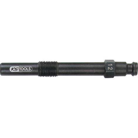 KS Tools - Adaptateur pour bougies de préchauffage, M10x1,0 avec filetage extérieur, longueur 83 mm - 150.3673