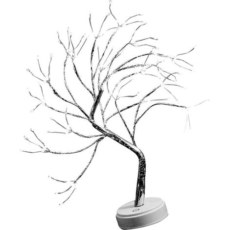 Lampe Arbre Décorative 108 Mini LED Blanc Chaud Fil Cuivre Perles Lumière Nocturne Chambre Noël (1/5)