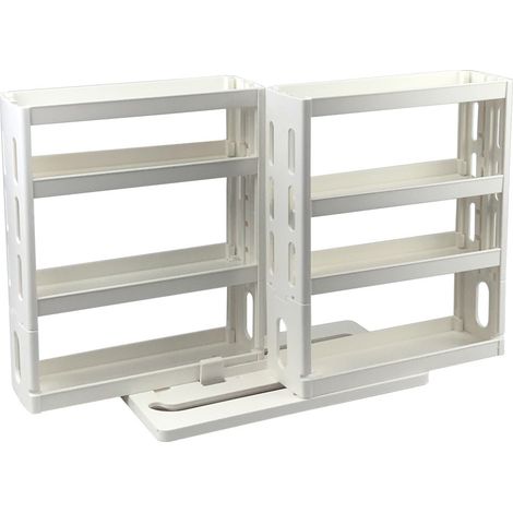 étagère de rangement pour armoire pliante Étagère de rangement pliable, étagère à épices, étagère de rangement de cuisine pivotante (1/5)