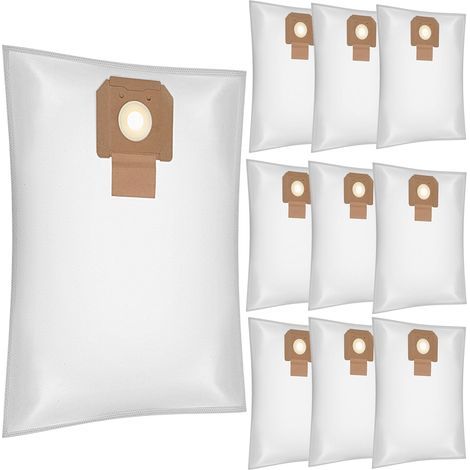 Lot de 10 sacs d'aspirateur pour GAS 35 L AFC/L SFC+/M AFC Bosch Professional (1/5)