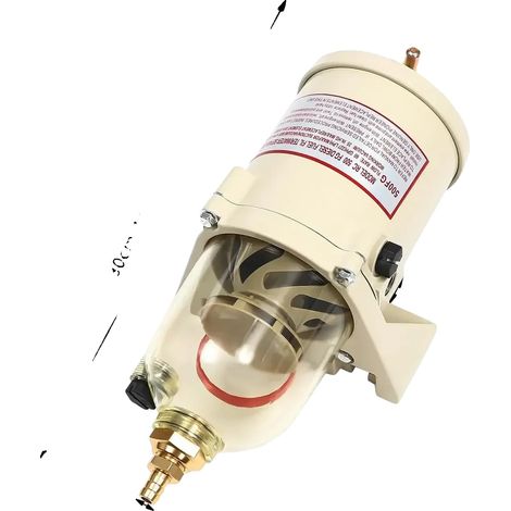 Filtro de combustible diésel, material de alto rendimiento, caudal de hasta 60 GPH, como se muestra en las imágenes. (1/2)