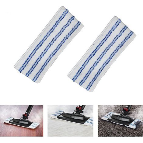 Lot de 2 serpillères en microfibre pour Polti Vaporetto Kit Vaporflexi Brush Eco Pro 3.0, (1/5)