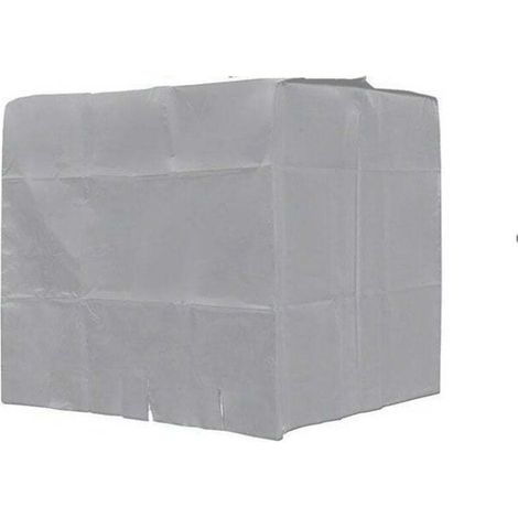Bâche de réservoir d'eau, Bâche Couverture Réservoir IBC pour Cuve 1000L, Capôt de Protection Container Citerne Eau, Anti-poussière Anti-UV Anti-Pluie, 120x100x116cm (argent) (1/2)