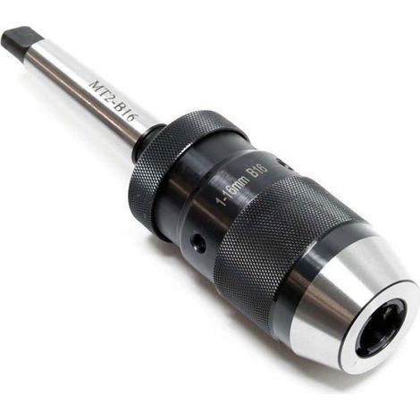 Mandrin de percage MK2- B16 avec plage de serrage 16mm Cône morse intégrée Adaptateur de mandrin (1/4)