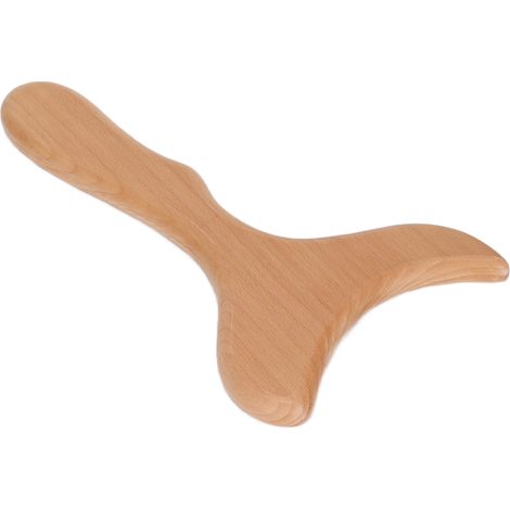 Planche à gratter en bois pour stimuler le drainage lymphatique et atténuer la cellulite (1/5)