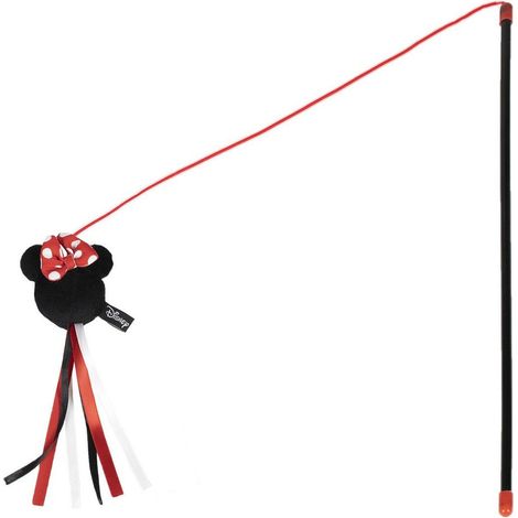 CERDÁ LIFE'S LITTLE MOMENTS - JOUET À PLUMES POUR CHATS - SÛR, RESISTANT ET NON TOXIQUE AVEC PELUCHE DE MINNIE MOUSE - LICENCE O (1/5)