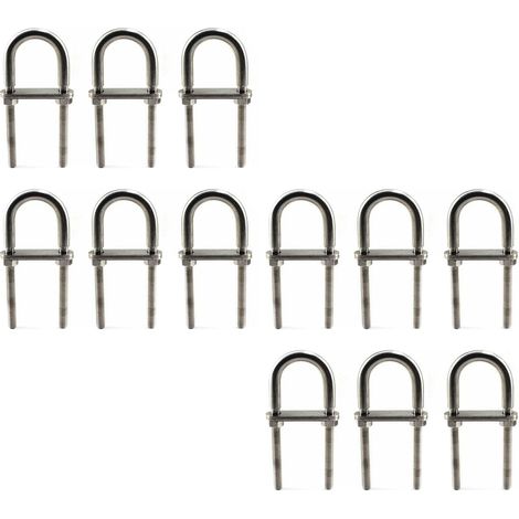 M6X90 U Bolt Boulon en acier inoxydable 304 (12 Pièces) (1/5)