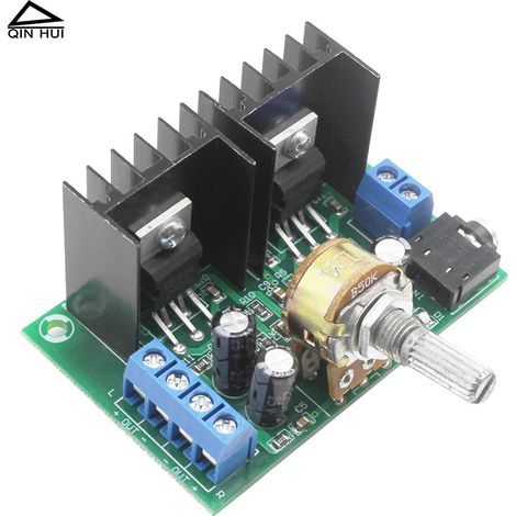 Audiophiles 15W Zweikanal-Leistungsverstärkermodul TDA2030A, betrieben mit 12V AC/DC. (1/4)