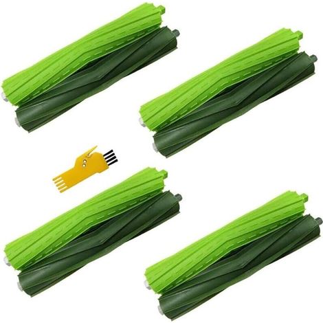 Set di 4 spazzole principali di ricambio per aspirapolvere iRobot Roomba i7 i7+ E5 E6 E7 (1/5)