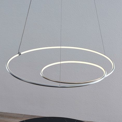 [GEBRAUCHT] B-Ware Lindby Lucy Led Hängeleuchte Hängeleuchte Deckenlampe Deckenlampe Aluminium 70cm
