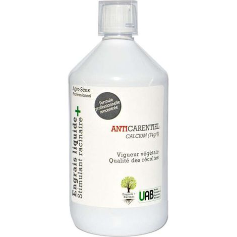 Calcium organique, formule liquide concentrée - Agro Sens - 500 ml (250 litres de préparation) (1/5)