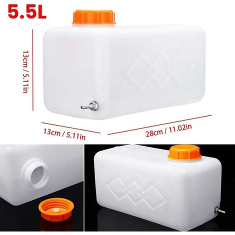 Réservoir de carburant 5L, huile, essence, diesel, réservoir de stockage en plastique, bateau, voiture, accessoires de chauffage d'air de stationnement (1/4)