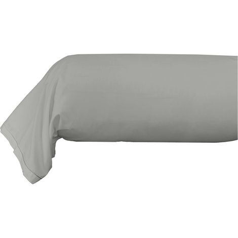 Taie de traversin percale de coton peigné "Julian" Coton Pur - Julian Ardoise