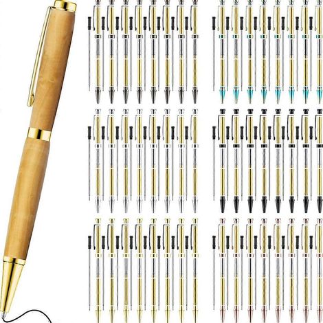 Set mit 48 Holzspiralstiften, 7 mm feine Stifte, Spiralstift-Set C (1/5)