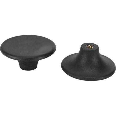 4 jeux de boutons de rechange en bakélite pour cocotte en fonte, poignée pour couvercle de casserole (1/5)