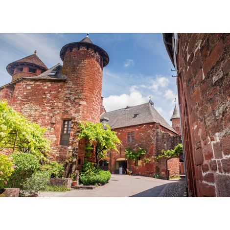 Tableau sur toile Collonges Corrèze 100x140 cm - Impression sur Toile Murale Décorative - Image imprimée en HD sur Toile - Toile sur Châssis en Bois FSC - Fabriqué en France (1/5)