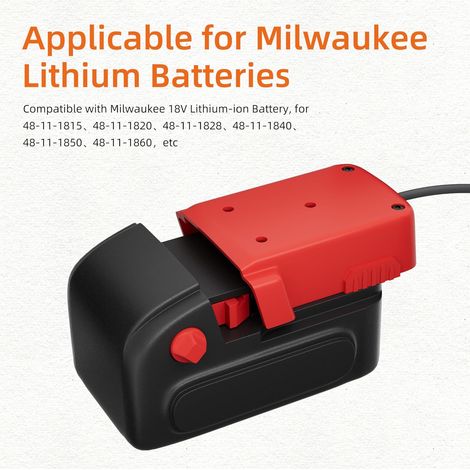 Adaptateur Batterie 18 V - Câble DC 1 m - Compatible Antenne Satellite Starlink Mini - Pour Batteries Lithium 18-20 V - 1 Pièce (1/5)