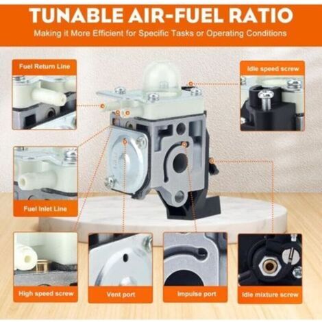 Carburateur pour débroussailleuse Echo -225 PAS 225 GT225 PAS-225 GT-225 225 PE225 PAS225 SHC225 PPF225 GT225L SHC225S, pièces de rechange pour carburateur A021001692 RB-K93 (1/5)