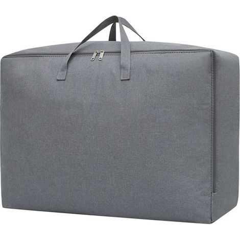 lot de 5 Organisateur de placard de rangement sous le lit, imperméable, robuste, organisateur de vêtements, sacs de déménagement, rangement de vêtements (couleur : gris, taille : 70 x 50 x 26 cm) (1/4)