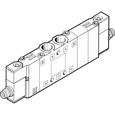 [NEUWERTIG] Festo Magnetventil 550227 Cpe10 M1 Ch 5/3 G M7 M7 Nennweite Details 4 Mm Magnet B-Ware