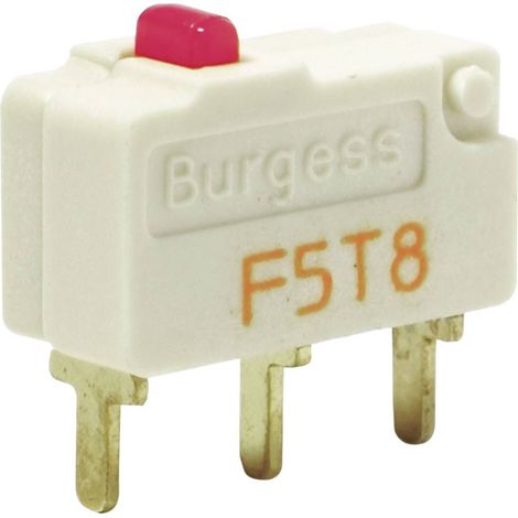 Burgess F5T8UL Microrupteur F5T8UL 250 V/AC 5 A 1 x On/(On) IP40 à rappel 1 pc(s) D73957 (1/3)