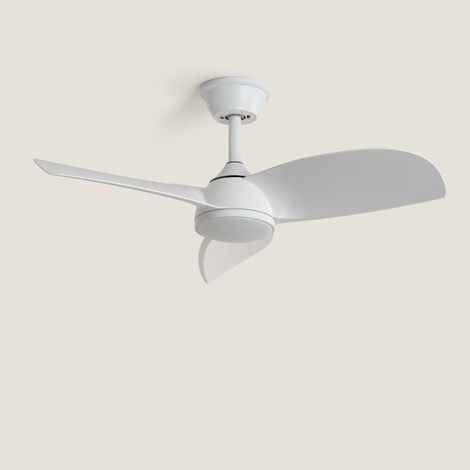 Efectoled – Ventilateur de plafond silencieux 90 cm – Éclairage LED CCT 3000K/4000K/5700K – Moteur DC – Commande à distance incluse