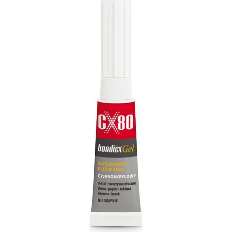 CX80 Bondicx Gel 20 g Cyanacrylatkleber in Gelform mit Mega-Klebkraft
