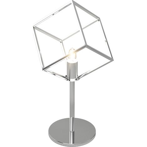 Lampada Scrivania-Ufficio Moderna Frame Metallo Cromo 1 Luce G9 (1/3)