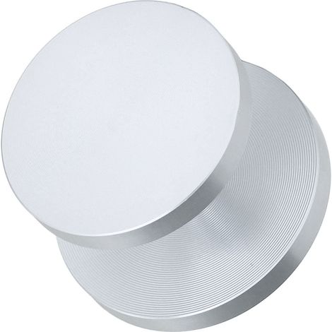 Doppelköpfiger, korrosionsbeständiger Kaffeestampfer aus Aluminium, silberner doppelseitiger Kaffeehammer (1/5)