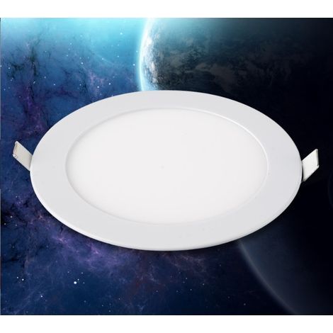 GENERIC-Plafonnier LED encastré 9W – Ultramince rond 145mm – Lumière blanche froide 6500K – Économie d'énergie jusqu'à 90% (1/5)