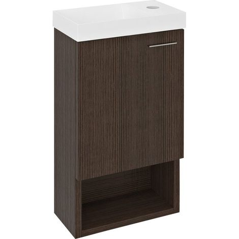 LATUS XI Meuble sous-vasque 30x53x16,5cm, Pin Rustique (1/5)
