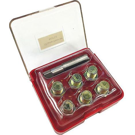 Kit de réparation de filetage de carter d'huile pour voiture (13 pièces)