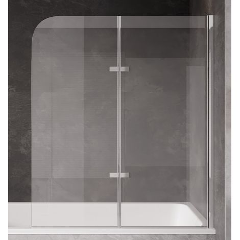 Parate Vasca da bagno Austin 5mm con rivestimento nano 120 x 140 cm Parabrezza Box doccia Fissaggio vasca (1/4)
