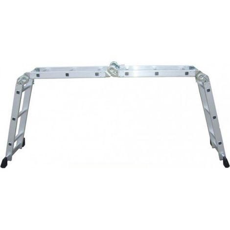 Garden Friend Everest 4x3 multifunktionale Aluminium-Leiter max. Belastbarkeit 150 kg (1/3)