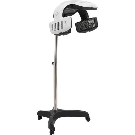 Secador de pelo, elemento calefactor de cuarzo, altura regulable, color blanco, enchufe europeo de 220V-240V. (1/2)
