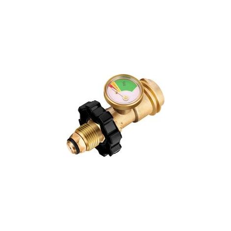 Contrôleur de niveau de gaz Propane, adaptateur de réservoir de gaz extérieur, accessoires de vanne de gaz avec manomètre