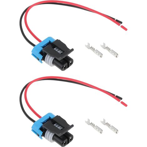 Lot 2 Fiche Capteur Température 2 Broches 12 v Replace OEM 9152245 0905417 Compatible avec Astra Corsa (1/5)