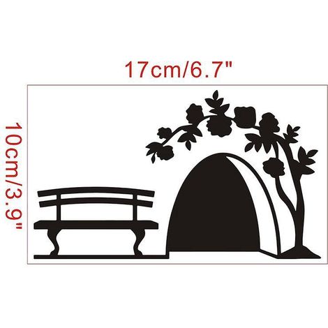 stickers Muraux En Vinyle, 1710cm Noir 5 Pices Pour Plinthes Petits Trous De Souris "home" (1/5)