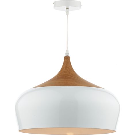 DAR GAUCHO - Suspension Dome Blanc Large, 1x E27 (1/5)