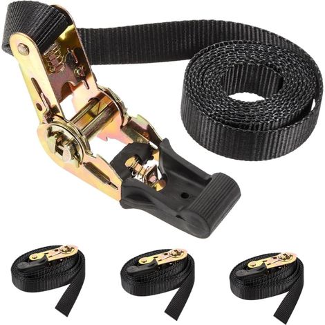 4 pièces Sangles Arrimage à Cliquet Sangles de Serrage Robustes pour (1/5)