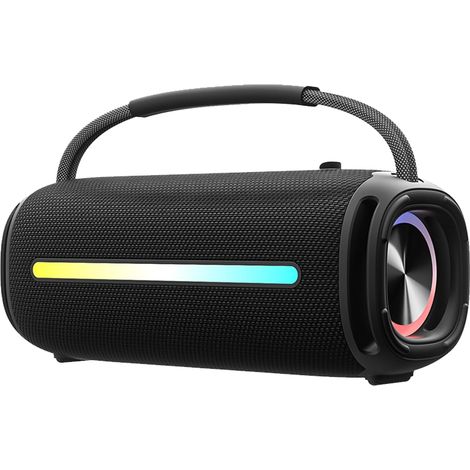 Haut-Parleur Bluetooth Portable Imperméable à Lumières Clignotantes Colorées, 20W Super Basses avec Appairage TWS, Idéal pour Extérieur, Fête, Maison, Plage et Voyage (Bleu) (1/5)