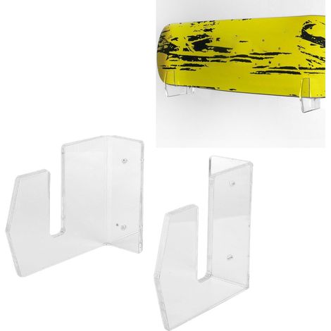1 Paar Wandhalterungen für Skateboards, Ständer für Skateboard-Fans, Skateboard-Ständer, Ständer für Sammler-Elektro-Skateboards (1/5)