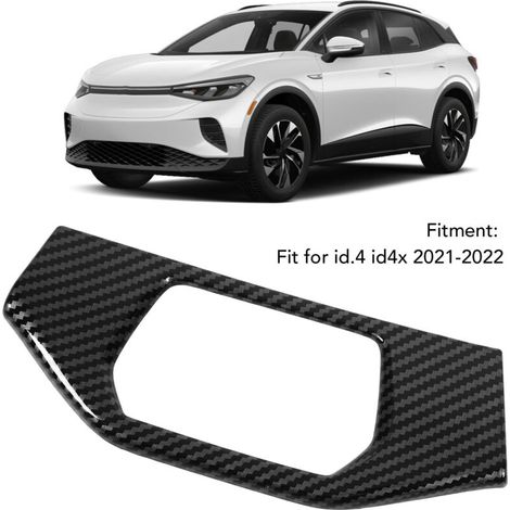 Pare-Phare Réglage Cache Commutateur en Fibre de Carbone pour Volkswagen ID.4 / ID.4X 2021-2022 Enjoliveur Adhésif Protection (1/5)
